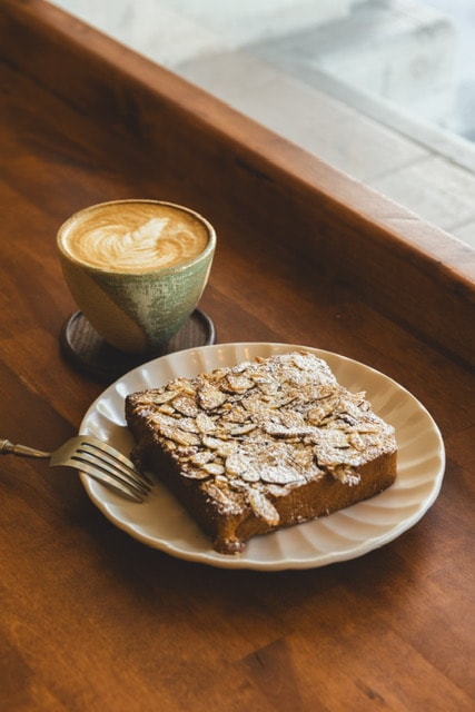 House-baked pastries at Rakia Coffee